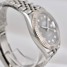 Rolex Datejust 41 Rhodium Grey Diamond Dial 126334 2021
