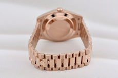 Rolex Day Date 40 Rose Gold Olive Green Dial 228235 2025