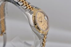 Rolex Lady Datejust 28 Two Tone Yellow Gold Champagne Dial 279173 2025