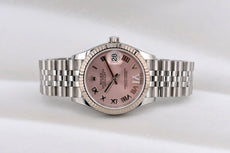 Rolex Datejust 31 Pink Roman Dial Diamond VI Marker 278274 2023