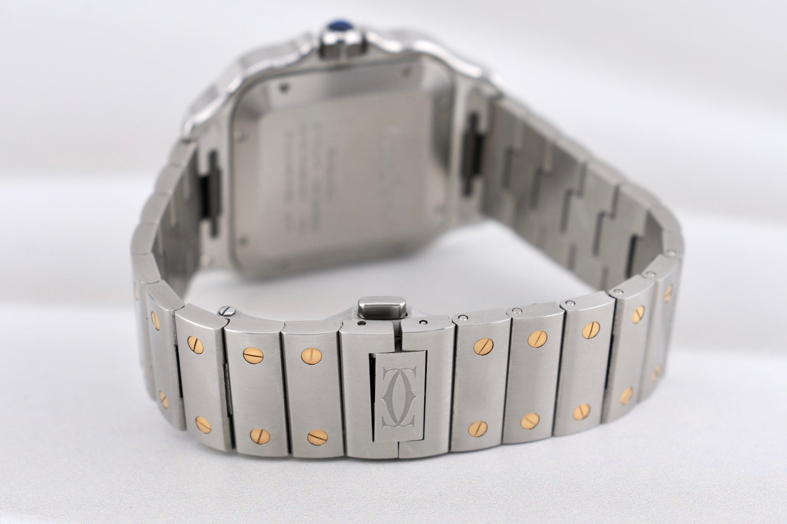 Cartier Santos De Cartier Large Two Tone Yellow Gold W2SA0009 2023