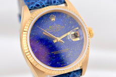 Rolex Datejust 36 Lapis Lazuli Dial 16018 1987