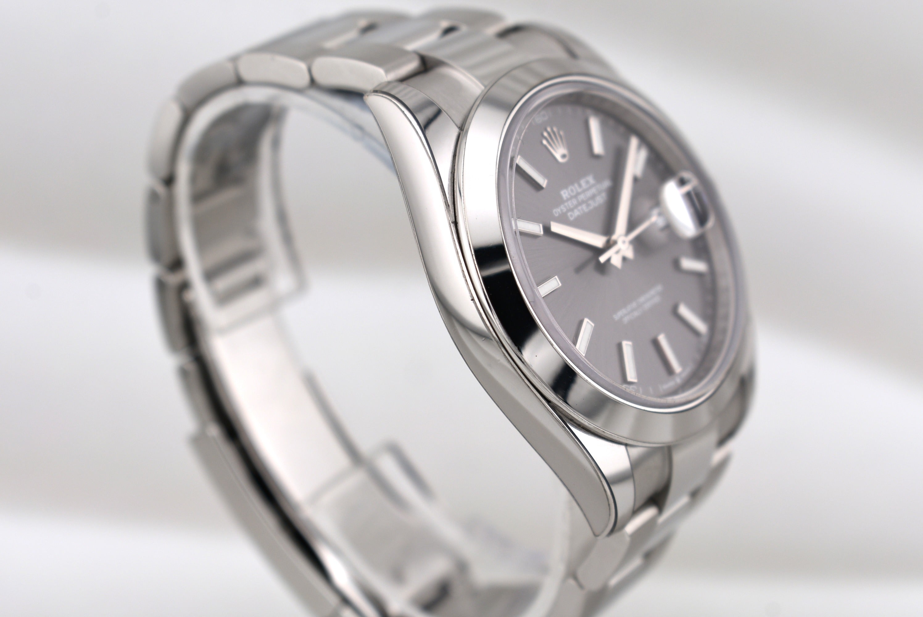 Rolex Datejust 41 Rhodium Index Dial Oyster Band 126300 2021