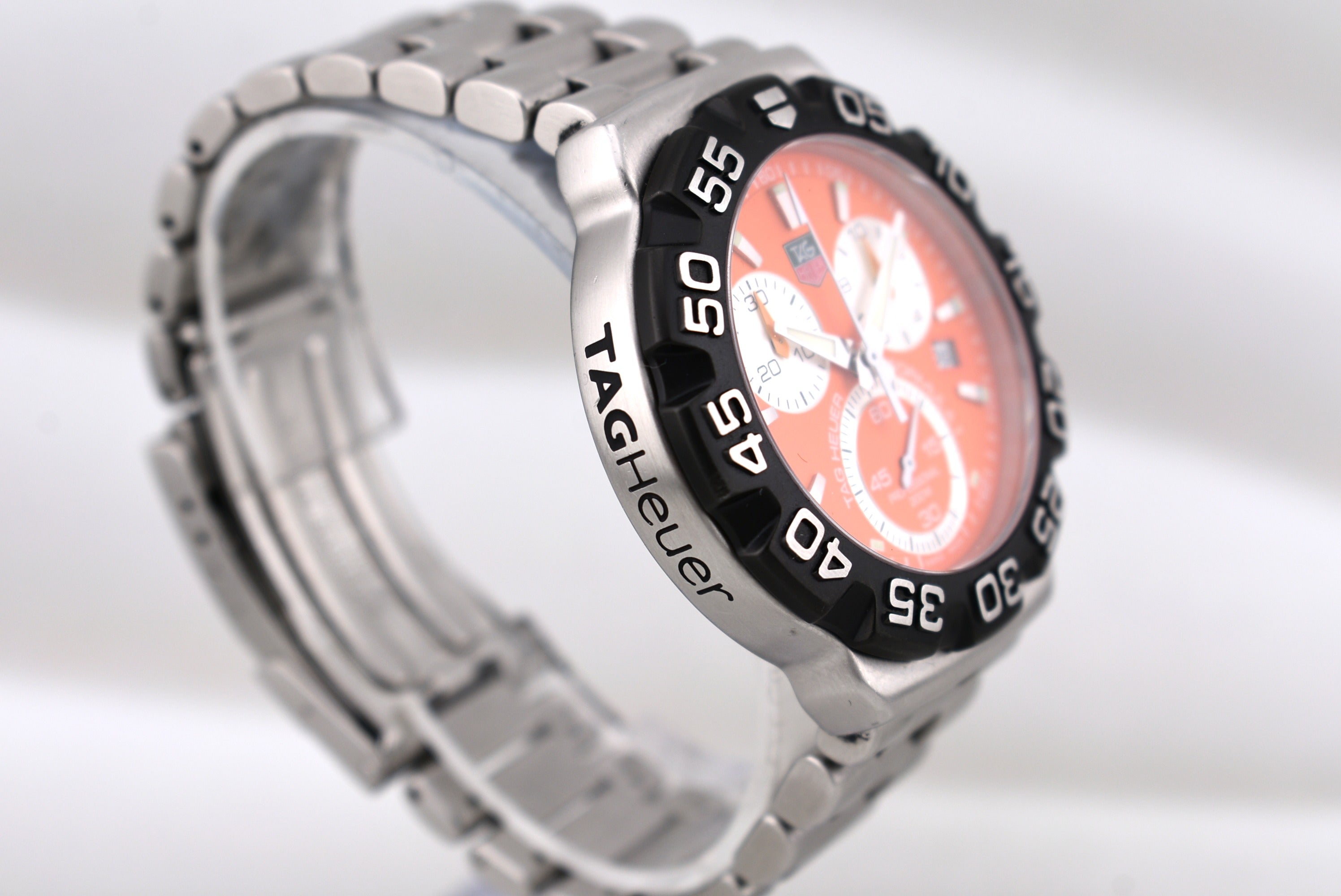 Tag Heuer Formula 1 Chronograph Orange Dial Quartz CAH1113BA085 2011