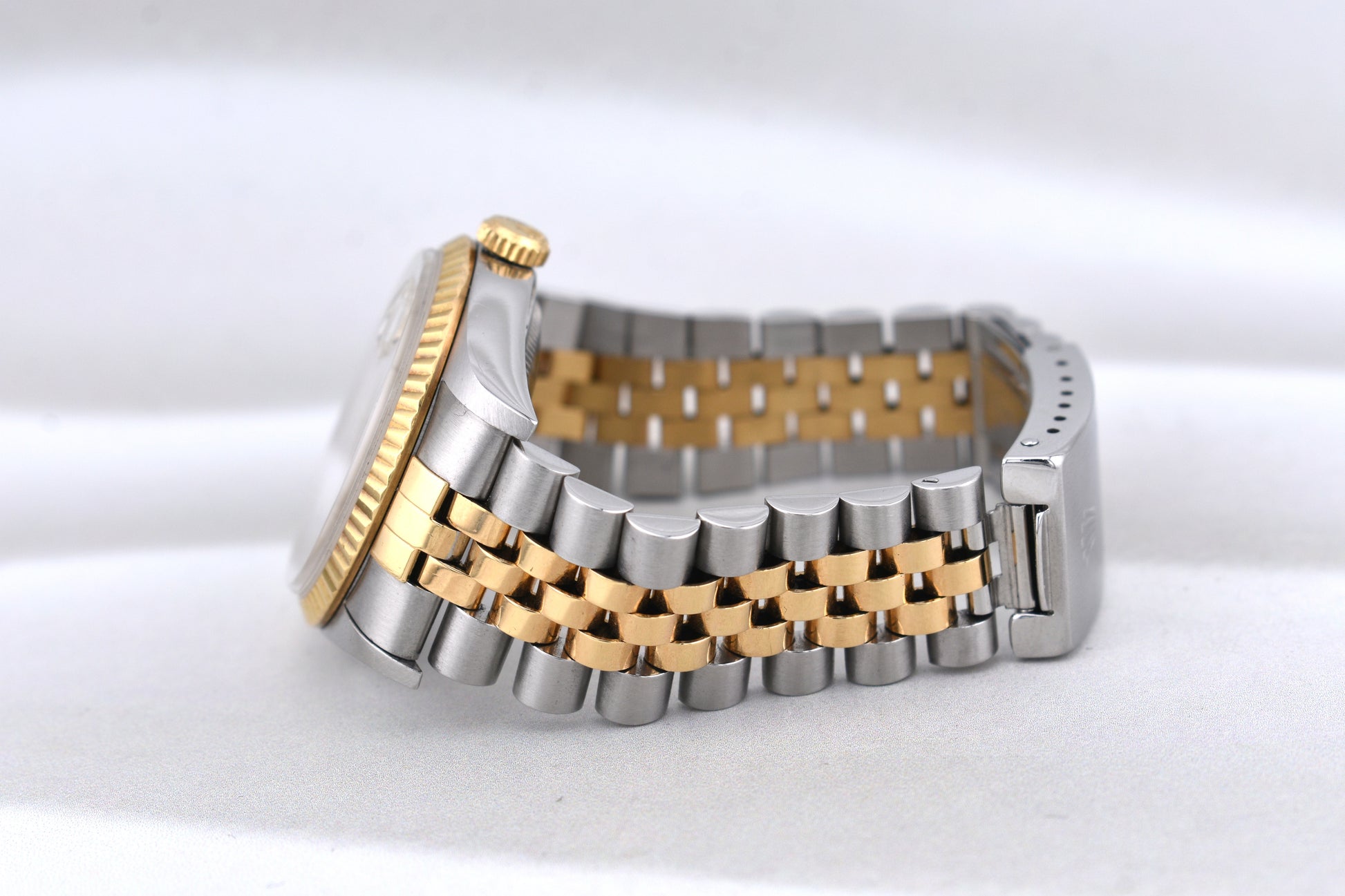 Rolex Datejust 36 Two Tone Yellow Gold Champagne Roman Numeral Dial 16233 1996
