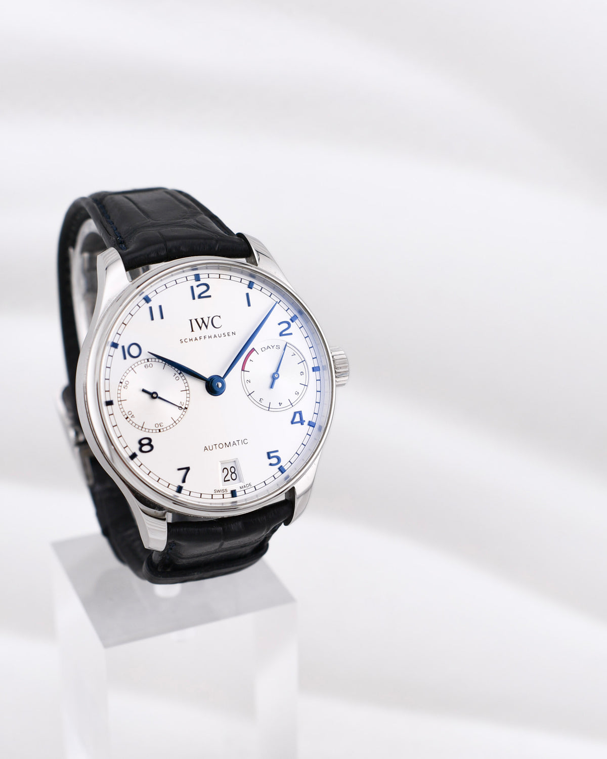 IWC Portuguese Automatic Chronograph 7 Days Silver Dial IW500705 2020