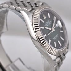 Rolex Datejust 41 Ombre Green Index Dial Jubilee Band 126334 2026