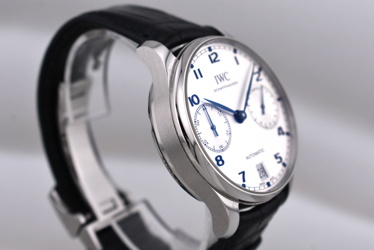 IWC Portuguese Automatic Chronograph 7 Days Silver Dial IW500705 2020