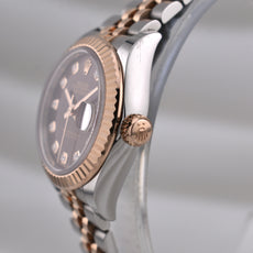 Rolex Lady Datejust 28 Chocolate Diamond Dial 279171 2022