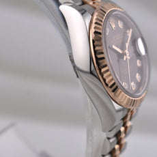 Rolex Lady Datejust 28 Chocolate Diamond Dial 279171 2022