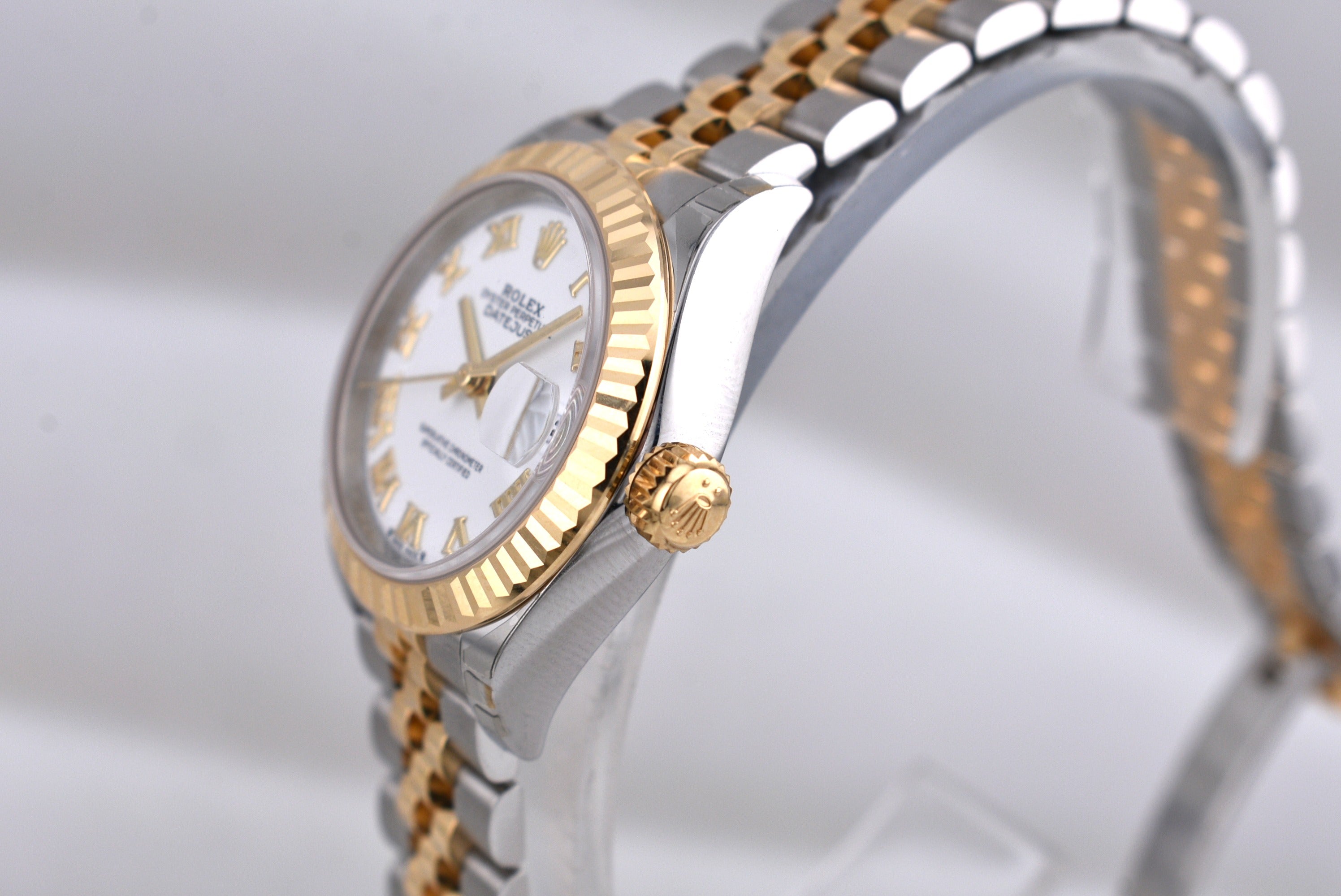 Rolex Lady Datejust 28 Two Tone White Roman Dial 279173 2026