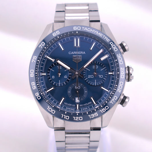Tag Heuer Carrera Chronograph Blue Dial 2020
