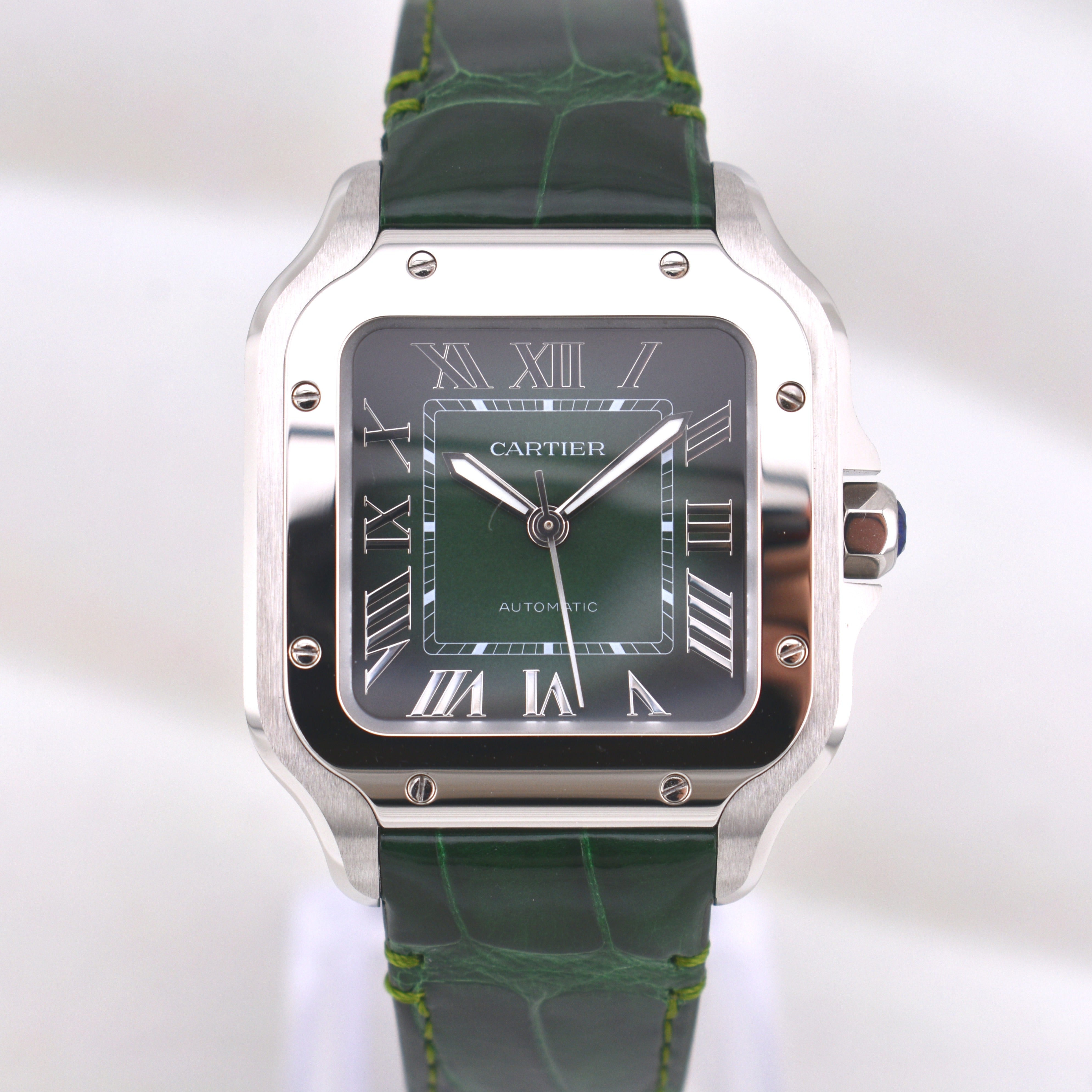 Cartier Santos Medium Green Dial WSSA0061 2026