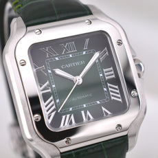 Cartier Santos Medium Green Dial WSSA0061 2026