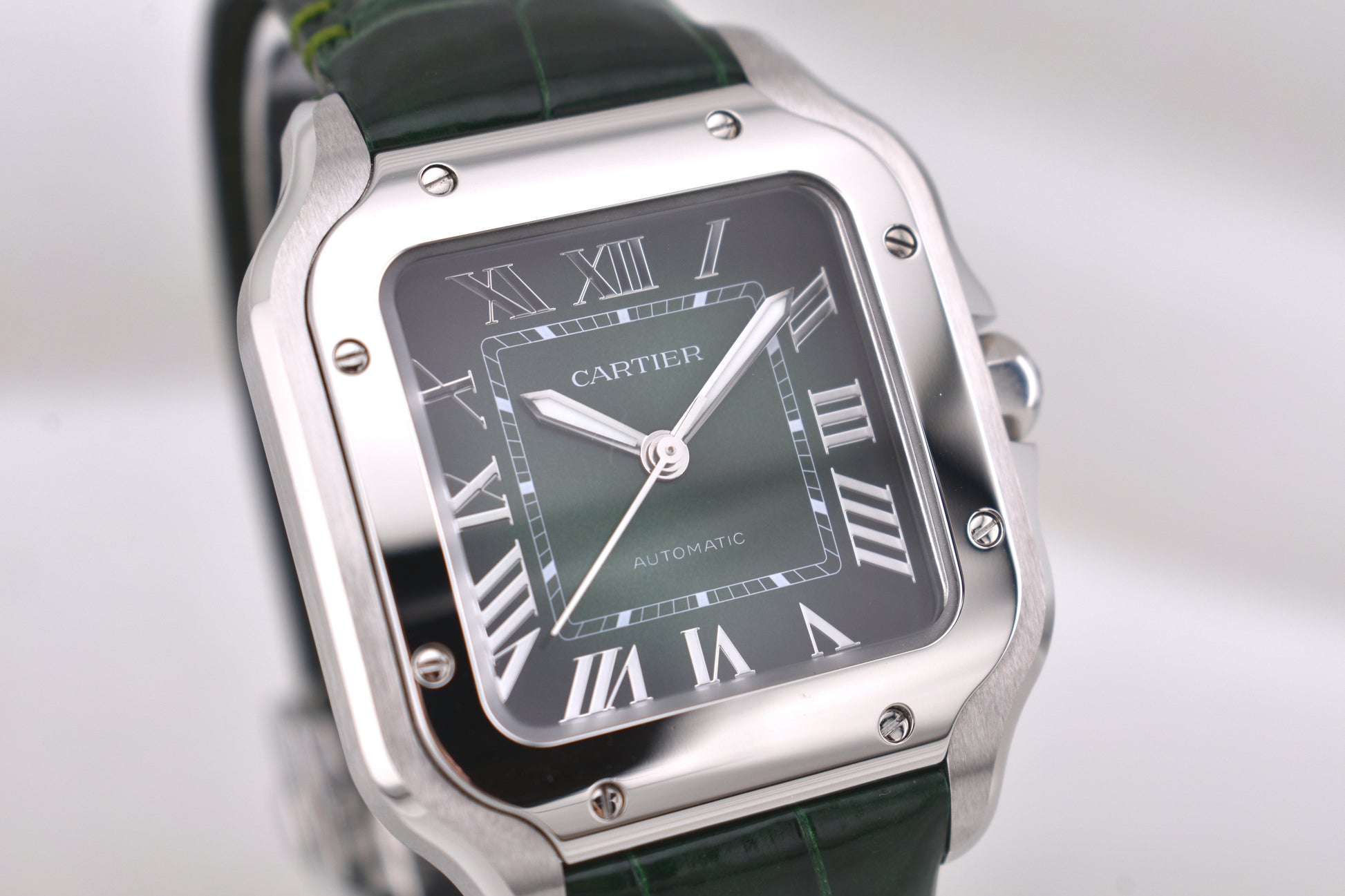 Cartier Santos Medium Green Dial WSSA0061 2026