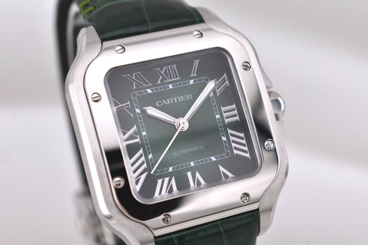 Cartier Santos Medium Green Dial WSSA0061 2026