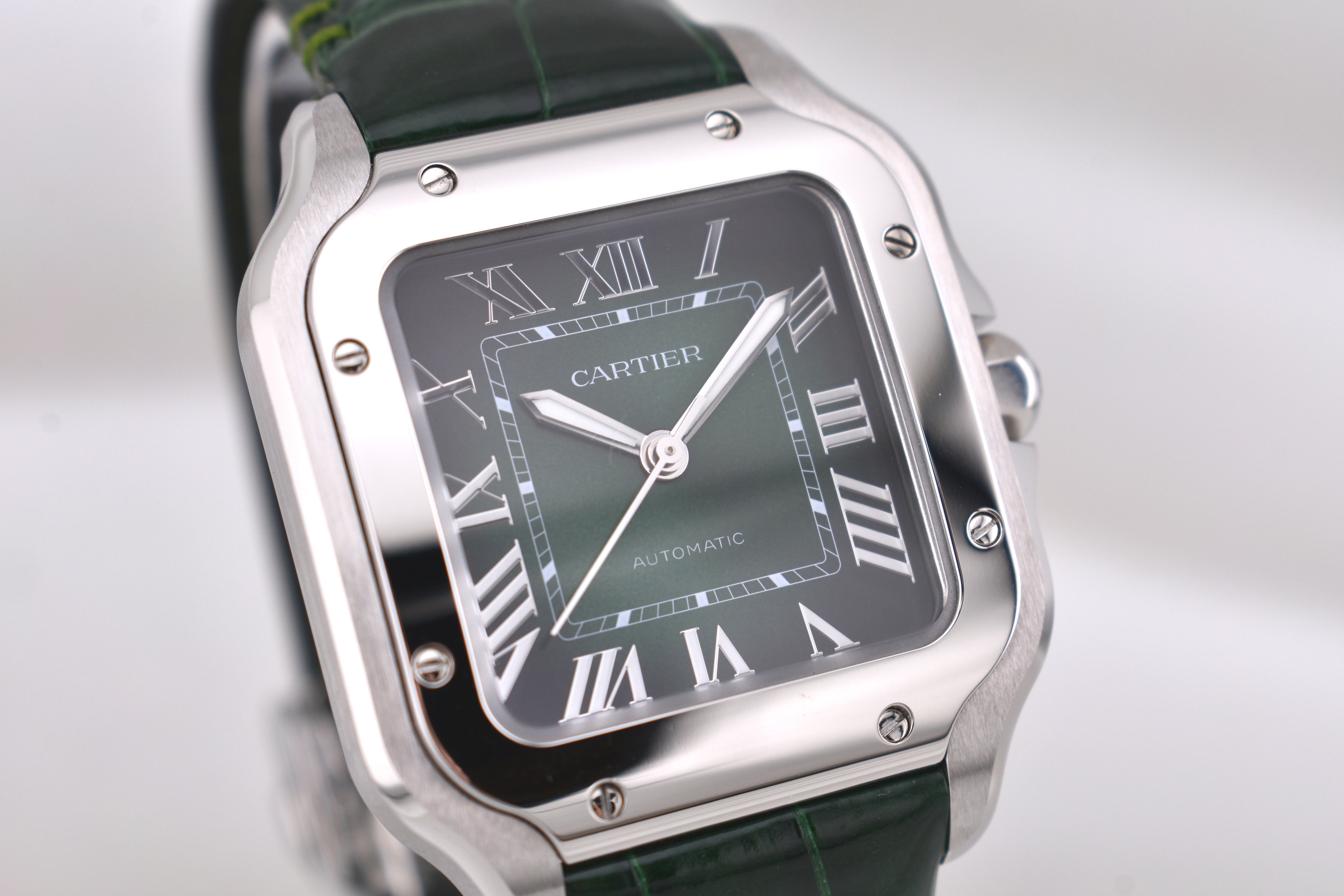 Cartier Santos Medium Green Dial WSSA0061 2026