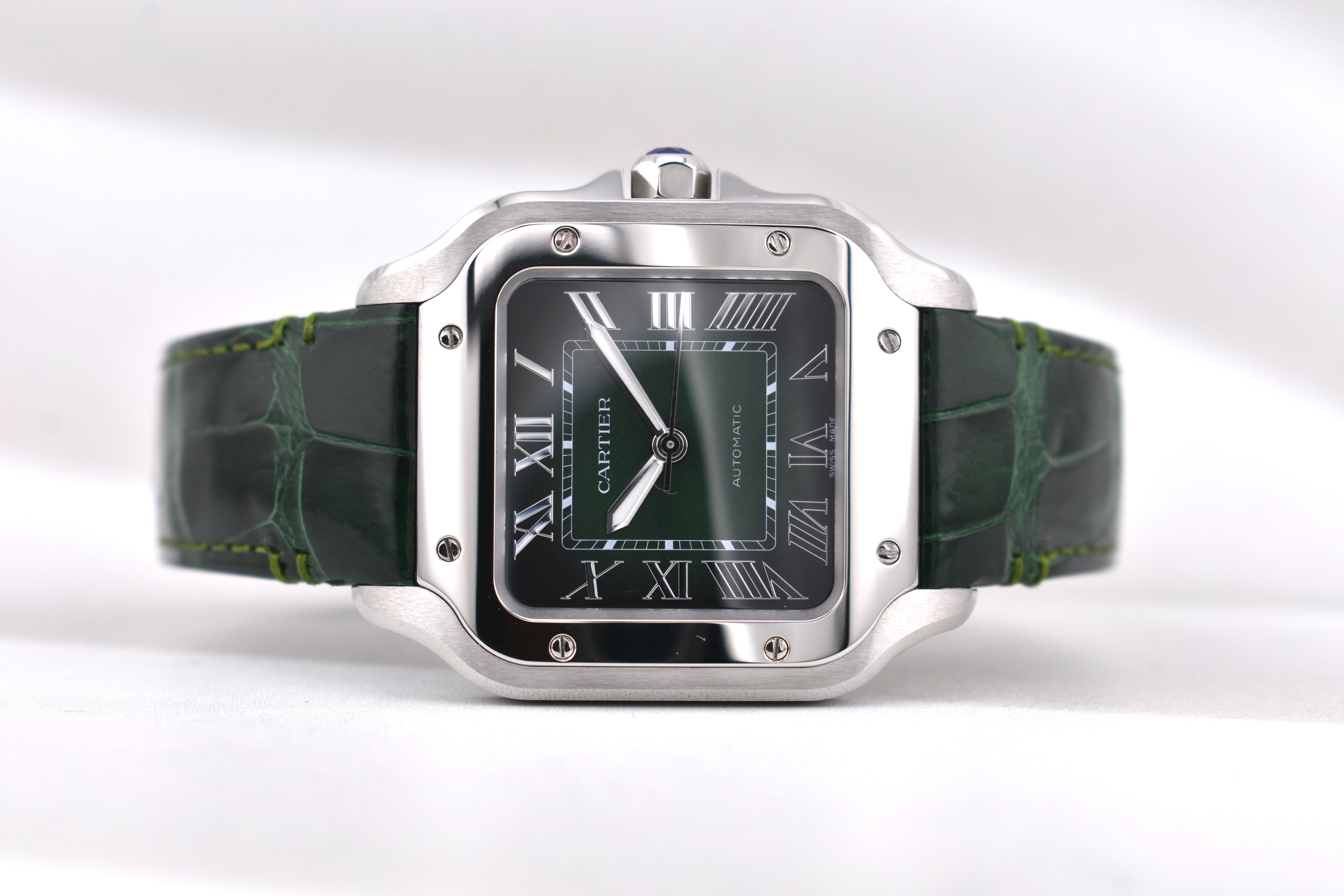 Cartier Santos Medium Green Dial WSSA0061 2026