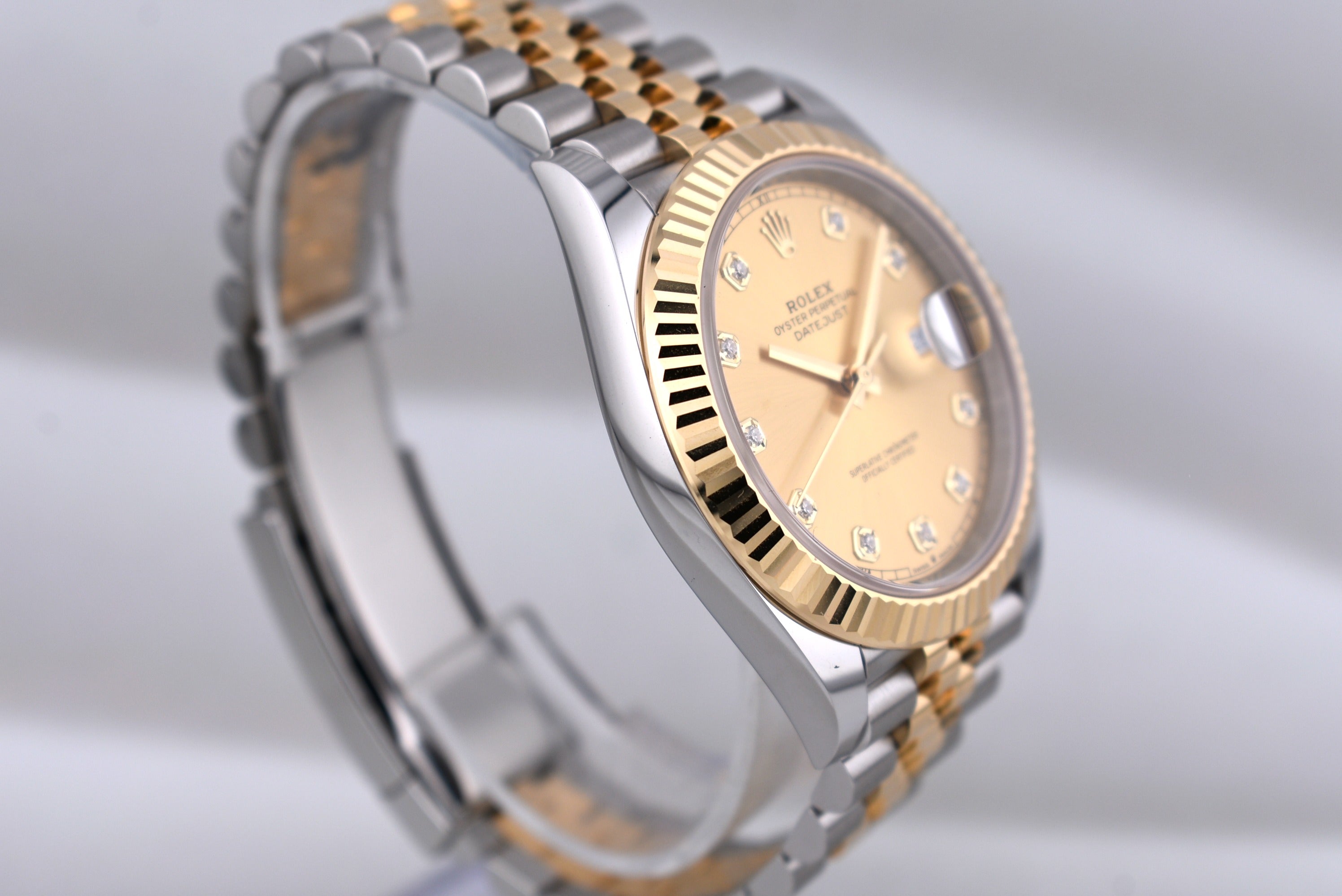 Rolex Datejust 41 Champagne Diamond Dial 126333 2026
