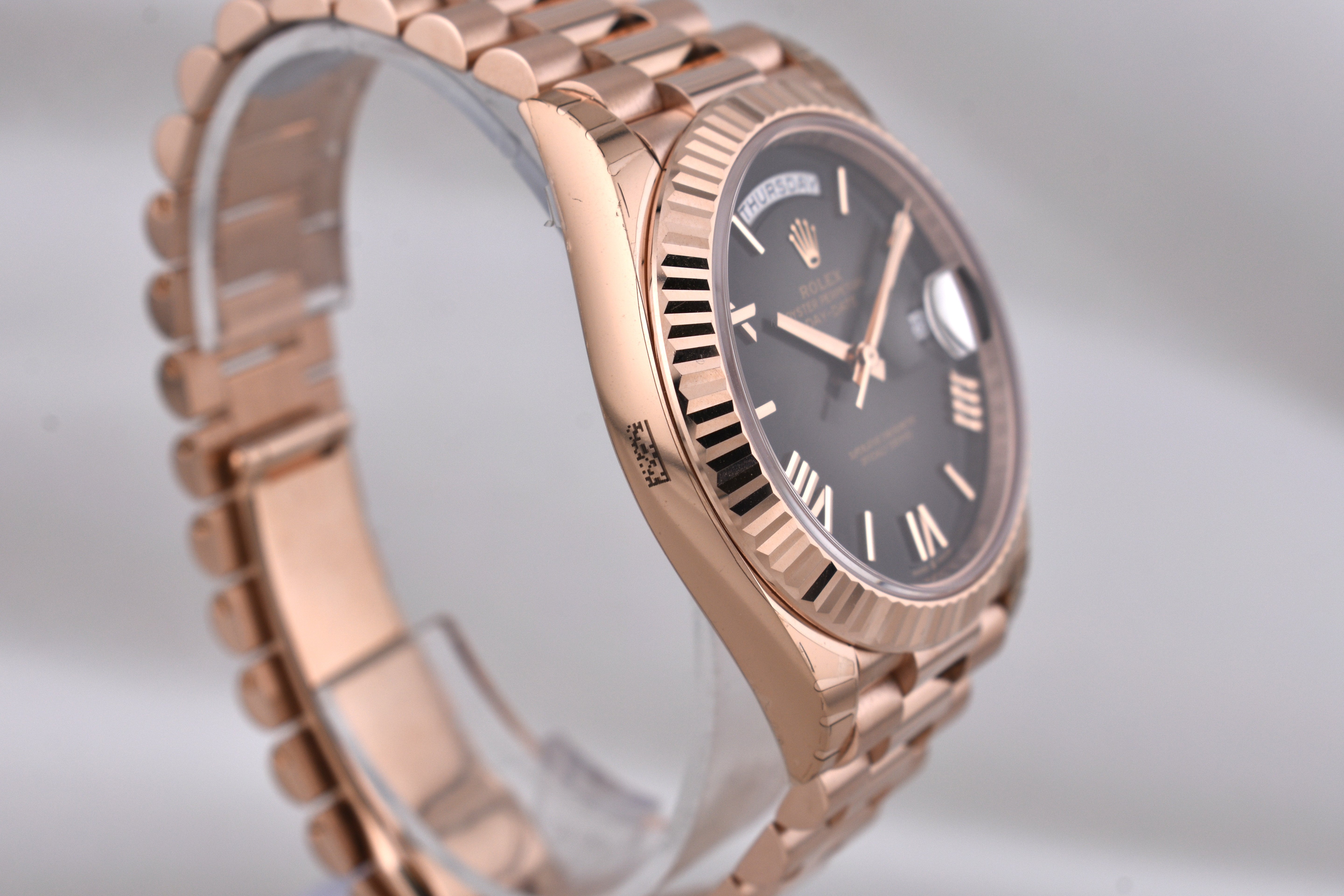 Rolex Day Date 40 Rose Gold 'Oscars' Black Ombre Dial 228235 2025