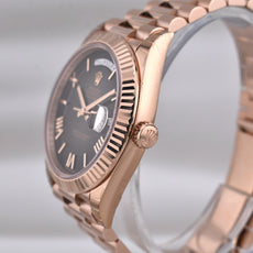 Rolex Day Date 40 Rose Gold 'Oscars' Black Ombre Dial 228235 2025