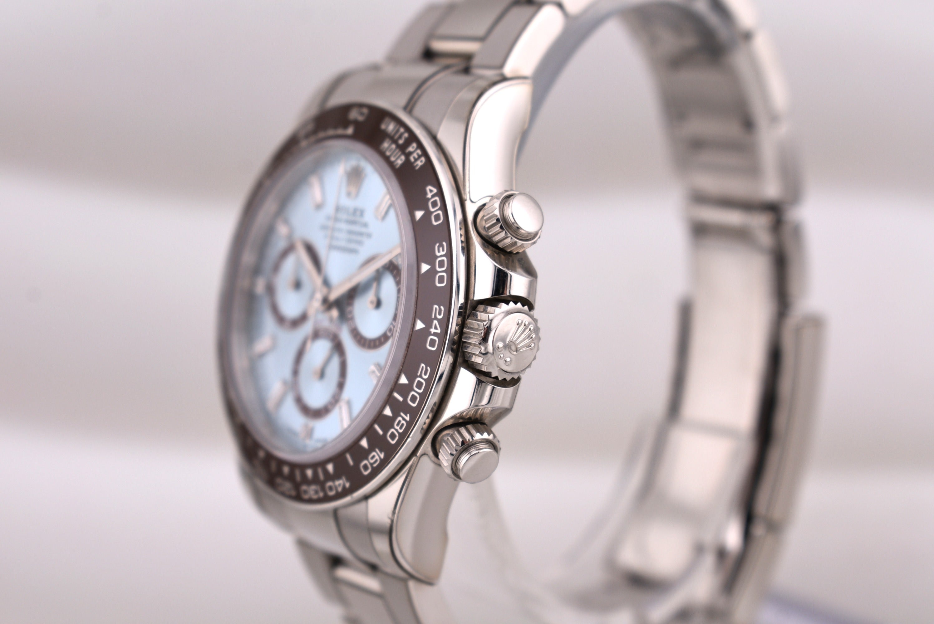 Rolex Cosmograph Daytona Platinum Ice Blue Baguette Diamond Dial 126506 2024