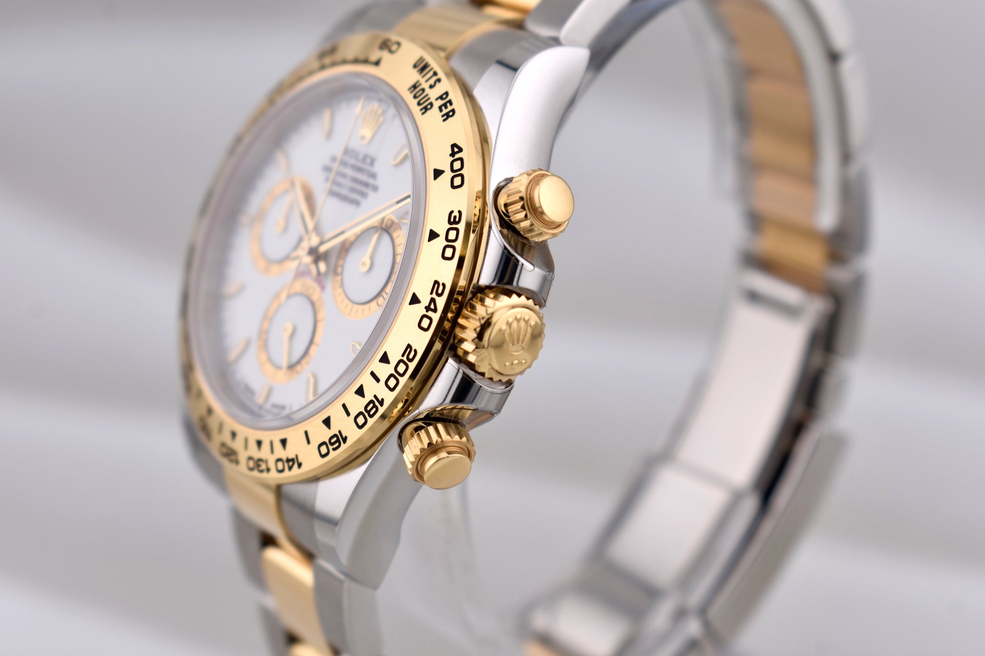 Rolex Cosmograph Daytona Two Tone Yellow Gold White Dial 126503 2026