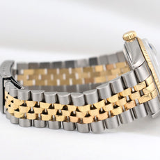 Rolex Datejust 36 Blue Diamond Dial Two Tone Yellow Gold 16233 1986