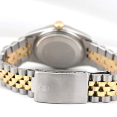 Rolex Datejust 36 Two Tone Blue Diamond Dial 16013 1986