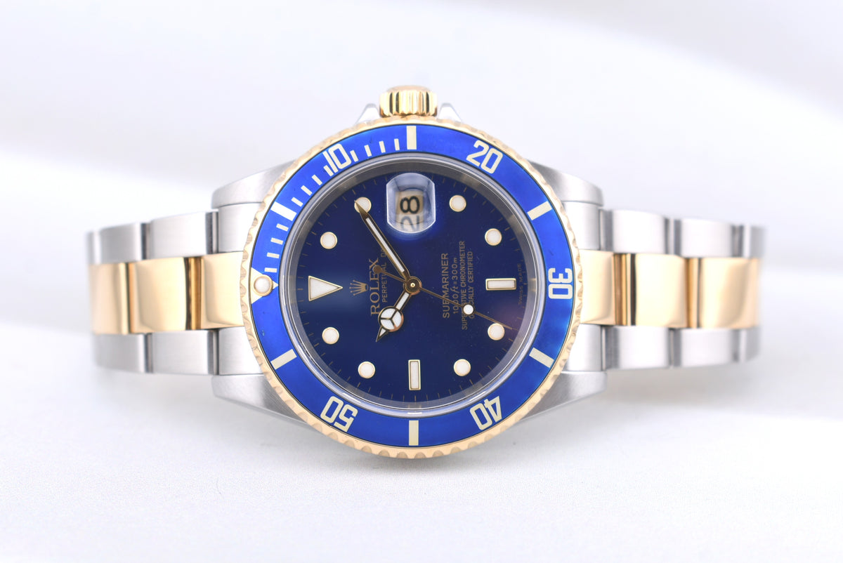 Rolex Submariner Date Two Tone Bluesy 16613LB 2005
