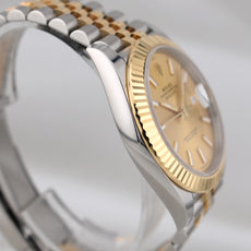 Rolex Datejust 41 Two Tone Champagne Index Dial 126333 2026