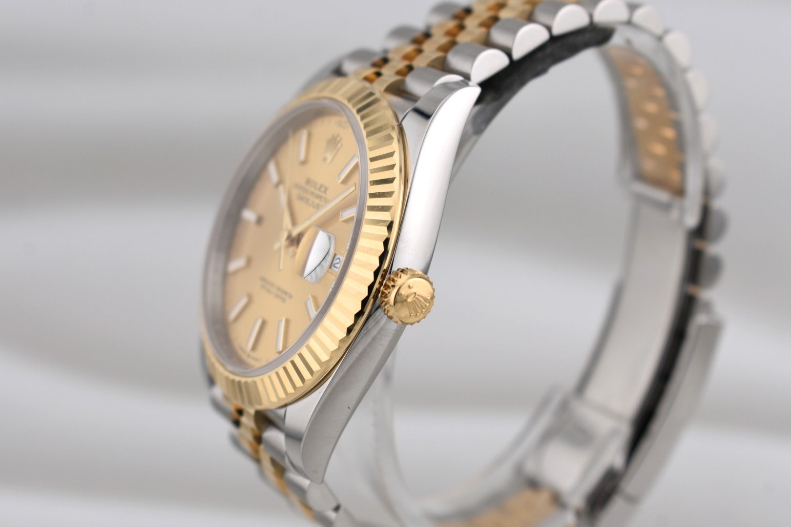 Rolex Datejust 41 Two Tone Champagne Index Dial 126333 2026