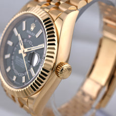 Rolex Sky Dweller Yellow Gold Green Dial Jubilee Band 336938 2025