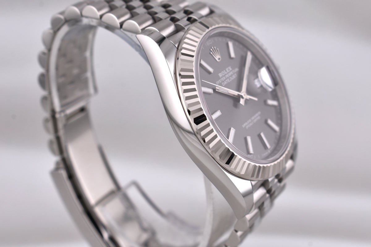 Rolex Datejust 41 Rhodium Index Dial 126334 2026