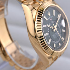 Rolex Sky Dweller Yellow Gold Green Dial Jubilee Band 336938 2025