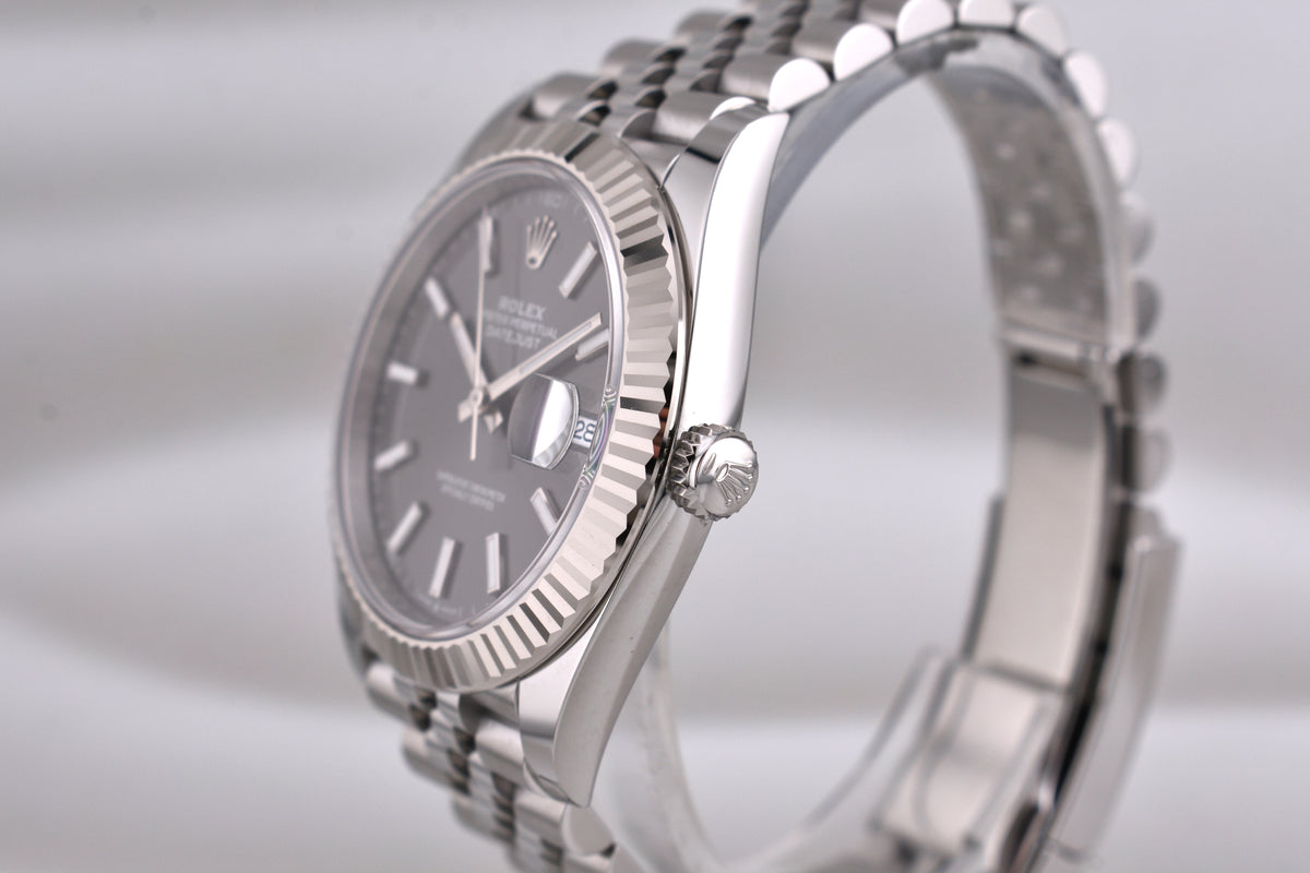 Rolex Datejust 41 Rhodium Index Dial 126334 2026