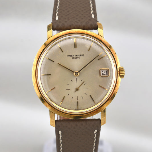 Patek Philippe Calatrava Silver Dial Small Seconds Hand 3445 Approx 1970s