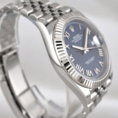 Rolex Datejust 41 Bright Blue Roman Dial 126334 2026