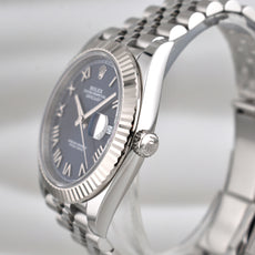 Rolex Datejust 41 Bright Blue Roman Dial 126334 2026