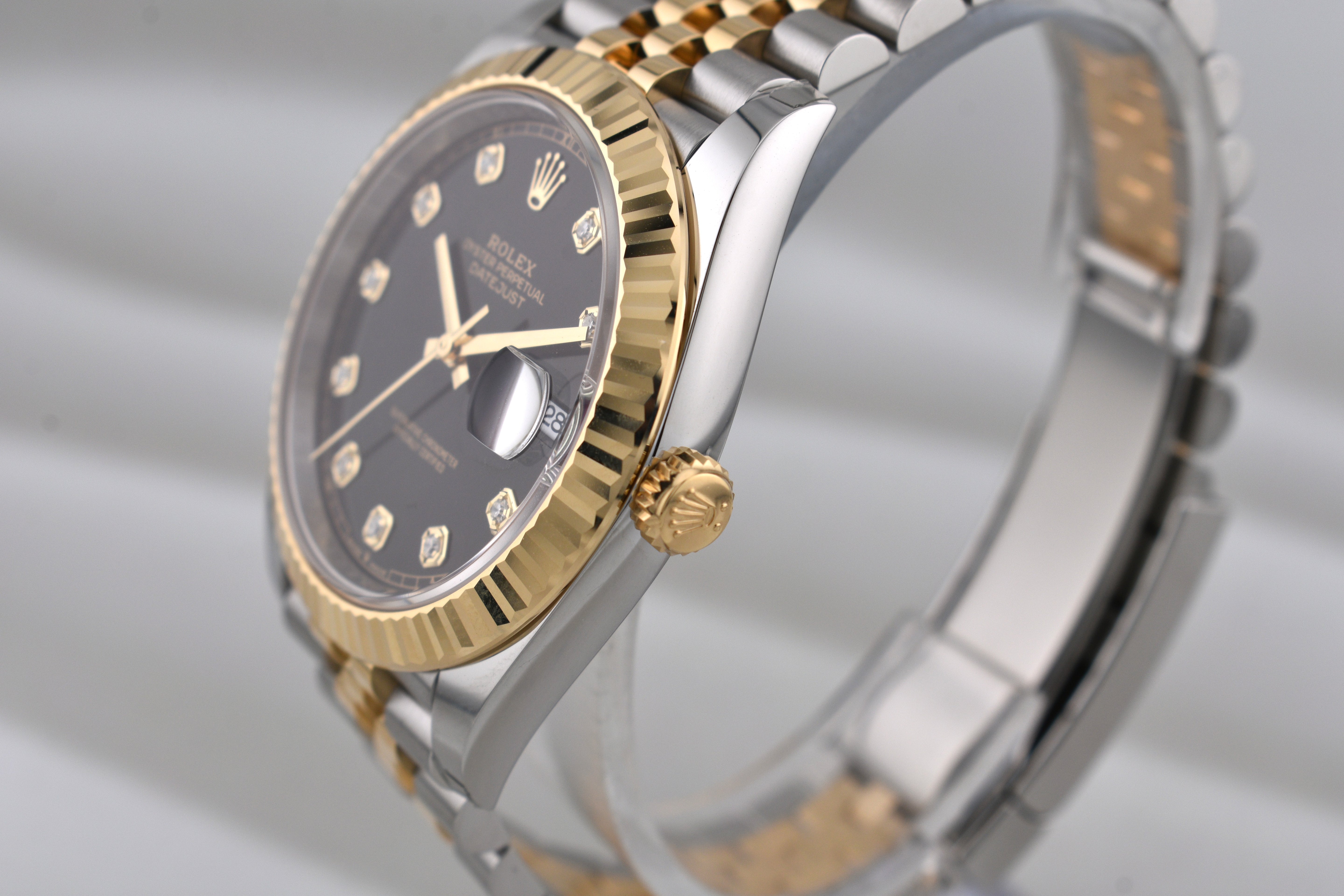 Rolex Datejust 41 Two Tone Black Diamond Dial 126333 2026