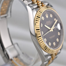 Rolex Datejust 41 Two Tone Black Diamond Dial 126333 2026