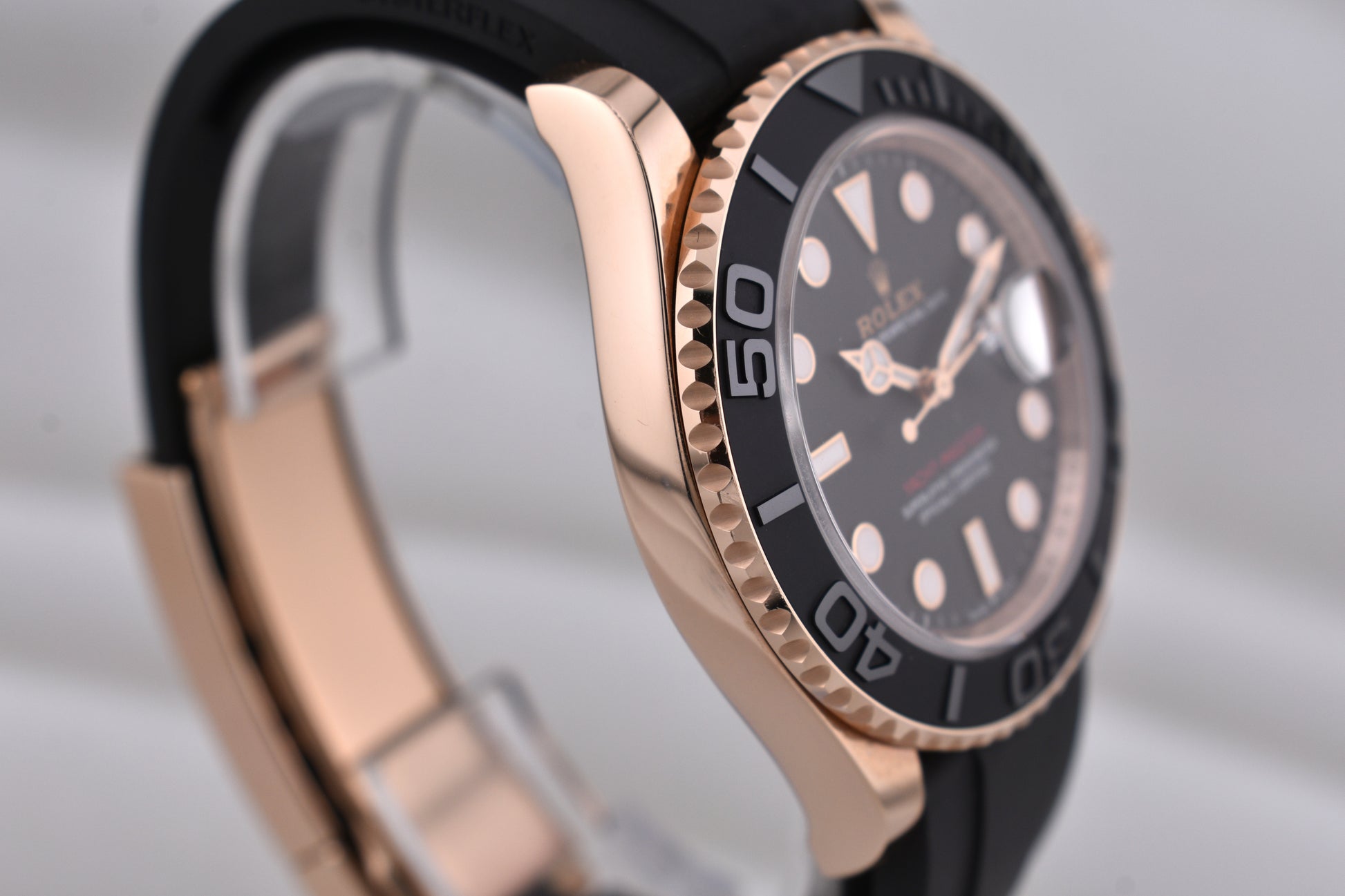Rolex Yacht Master 40 Everose Gold Oysterflex 126655 2024