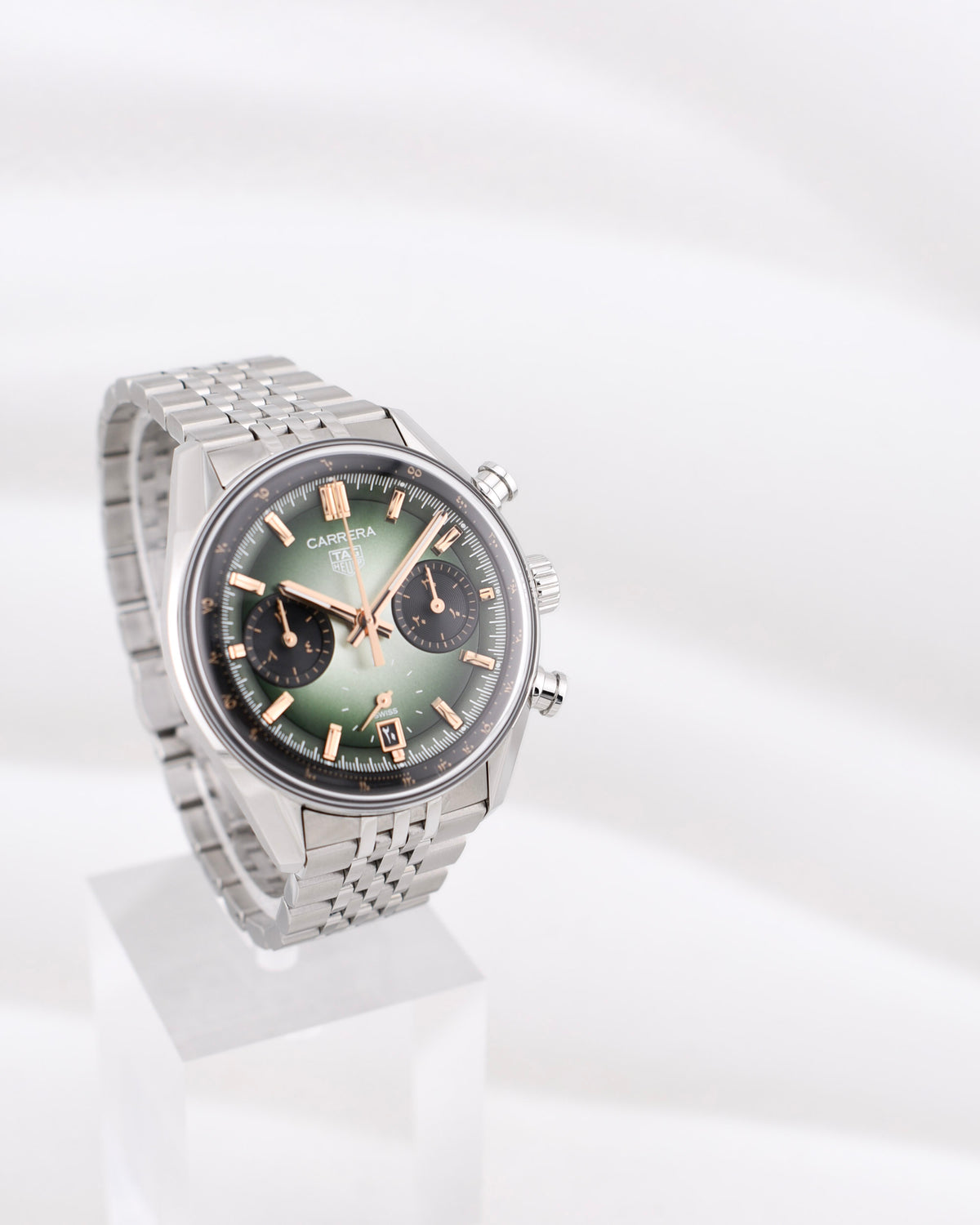 TAG Heuer Carrera Chronograph Green Arabic Dial MEIA Limited Edition 1 of 400 CBS2218 2026