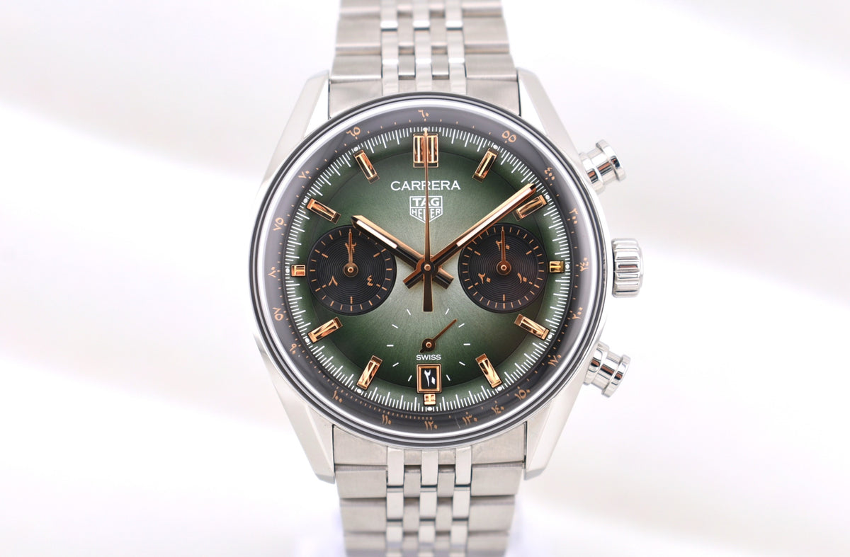 TAG Heuer Carrera Chronograph Green Arabic Dial MEIA Limited Edition 1 of 400 CBS2218 2026