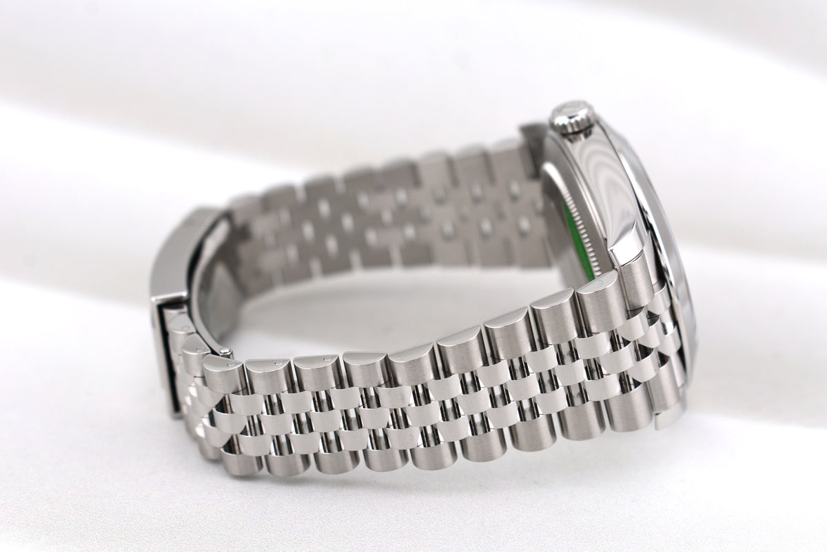 Rolex Datejust 41 Mint Green Index Dial Jubilee Band 126300 2026