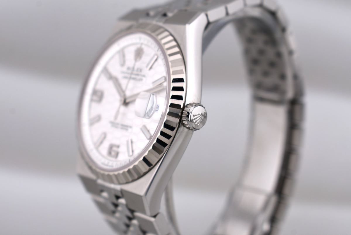 Rolex Land Dweller 40 White Honeycomb Dial 127334 2026