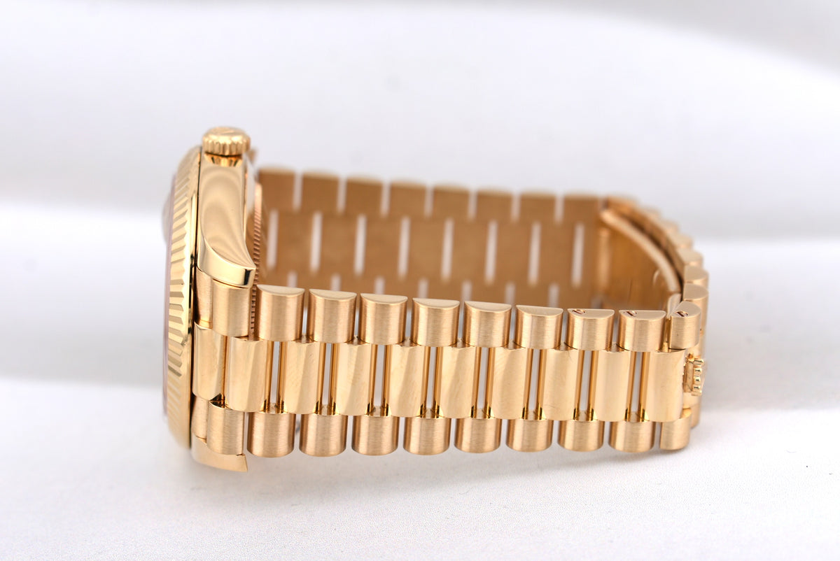 Rolex Day Date 40 Champagne Baguette Diamond Dial 228238 2020
