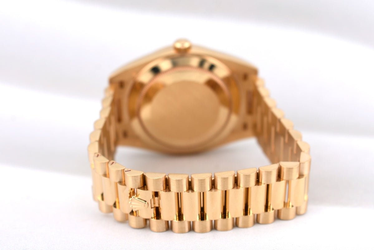 Rolex Day Date 40 Champagne Baguette Diamond Dial 228238 2020