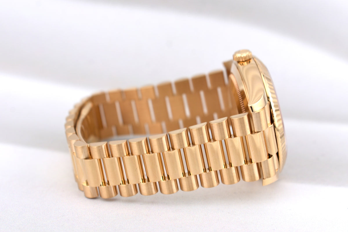 Rolex Day Date 40 Champagne Baguette Diamond Dial 228238 2020
