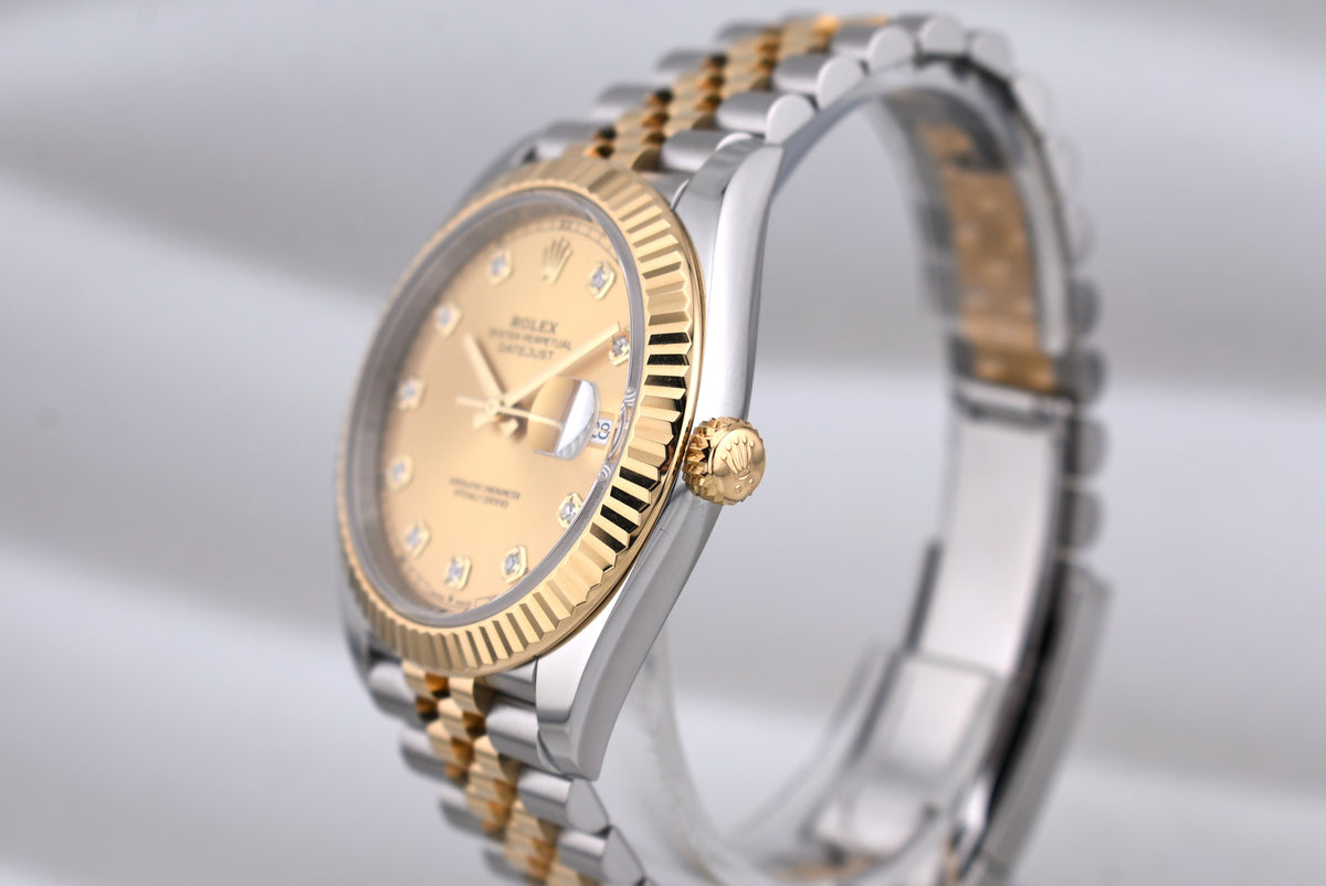 Rolex Datejust 41 Champagne Diamond Dial 126333 2026